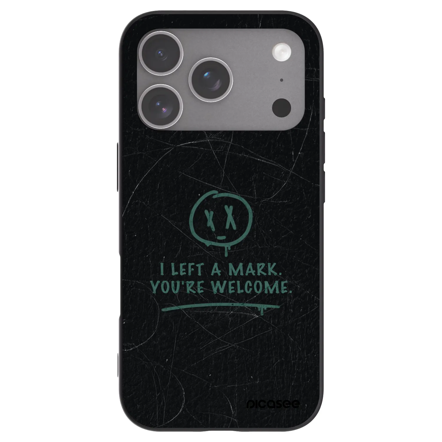 Picasee Μαύρη θήκη σιλικόνης για Apple iPhone 18 Pro - LEFT A MARK