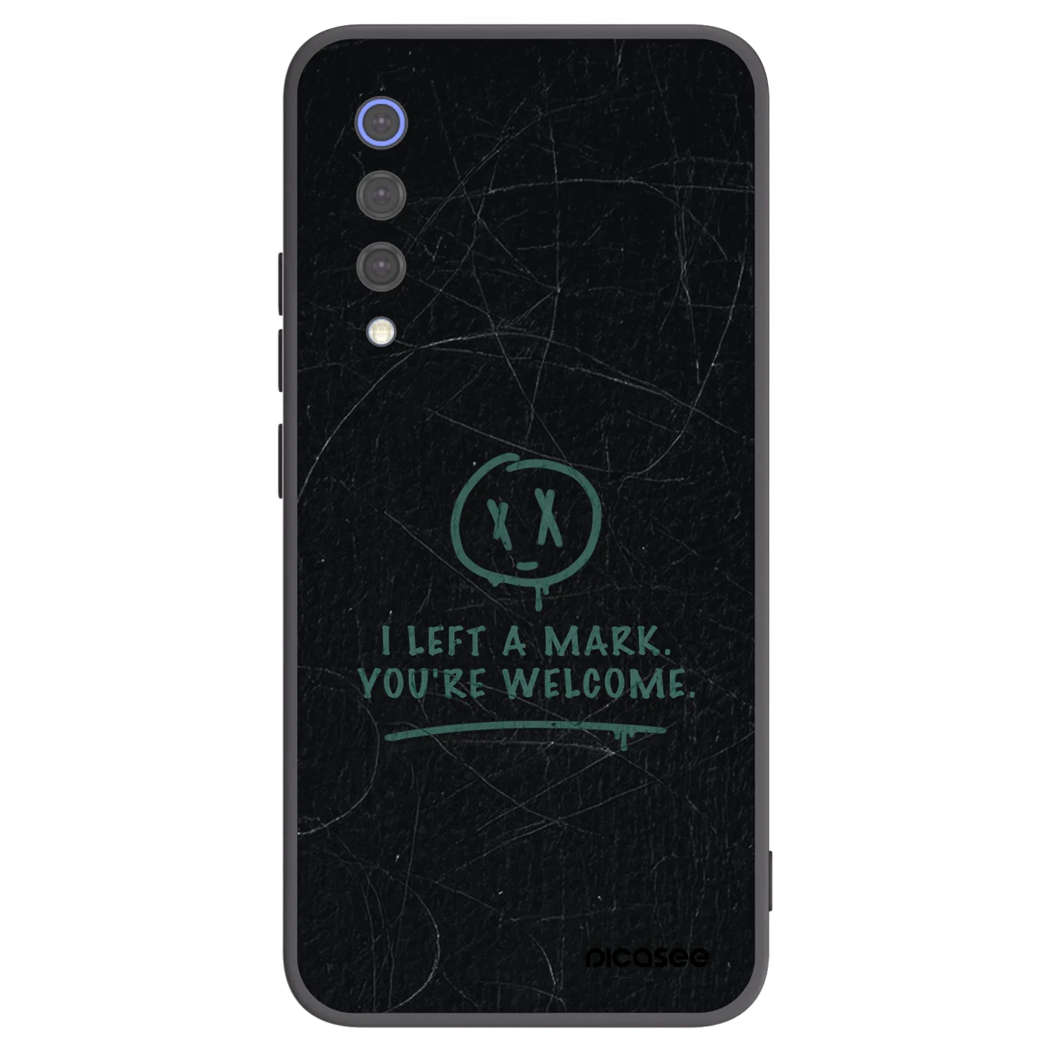 Picasee Μαύρη θήκη σιλικόνης για Xiaomi Mi 9 SE - LEFT A MARK