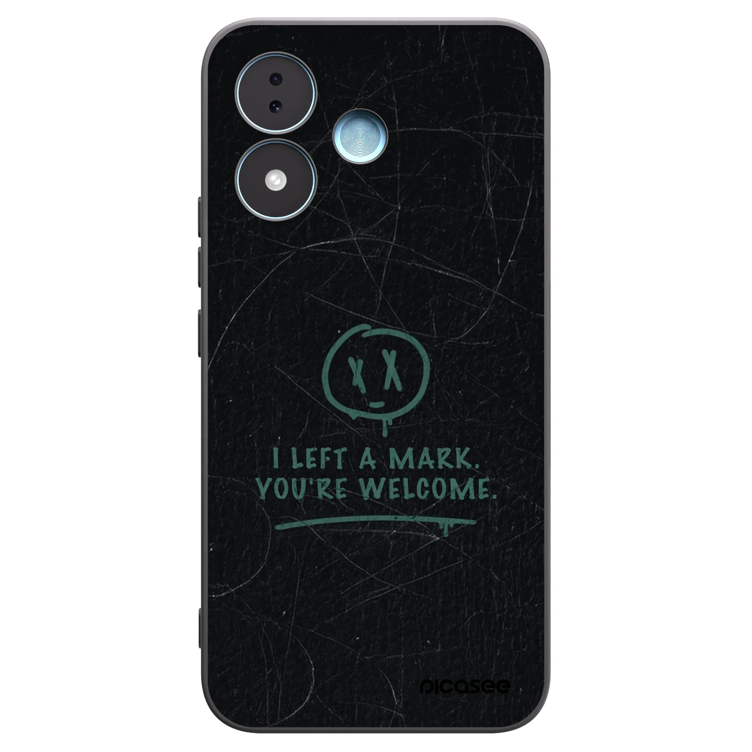 Picasee Μαύρη θήκη σιλικόνης για Xiaomi Redmi Note 17 5G - LEFT A MARK