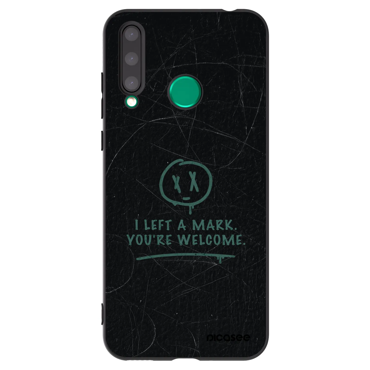 Picasee Μαύρη θήκη σιλικόνης για Honor 20 Lite - LEFT A MARK