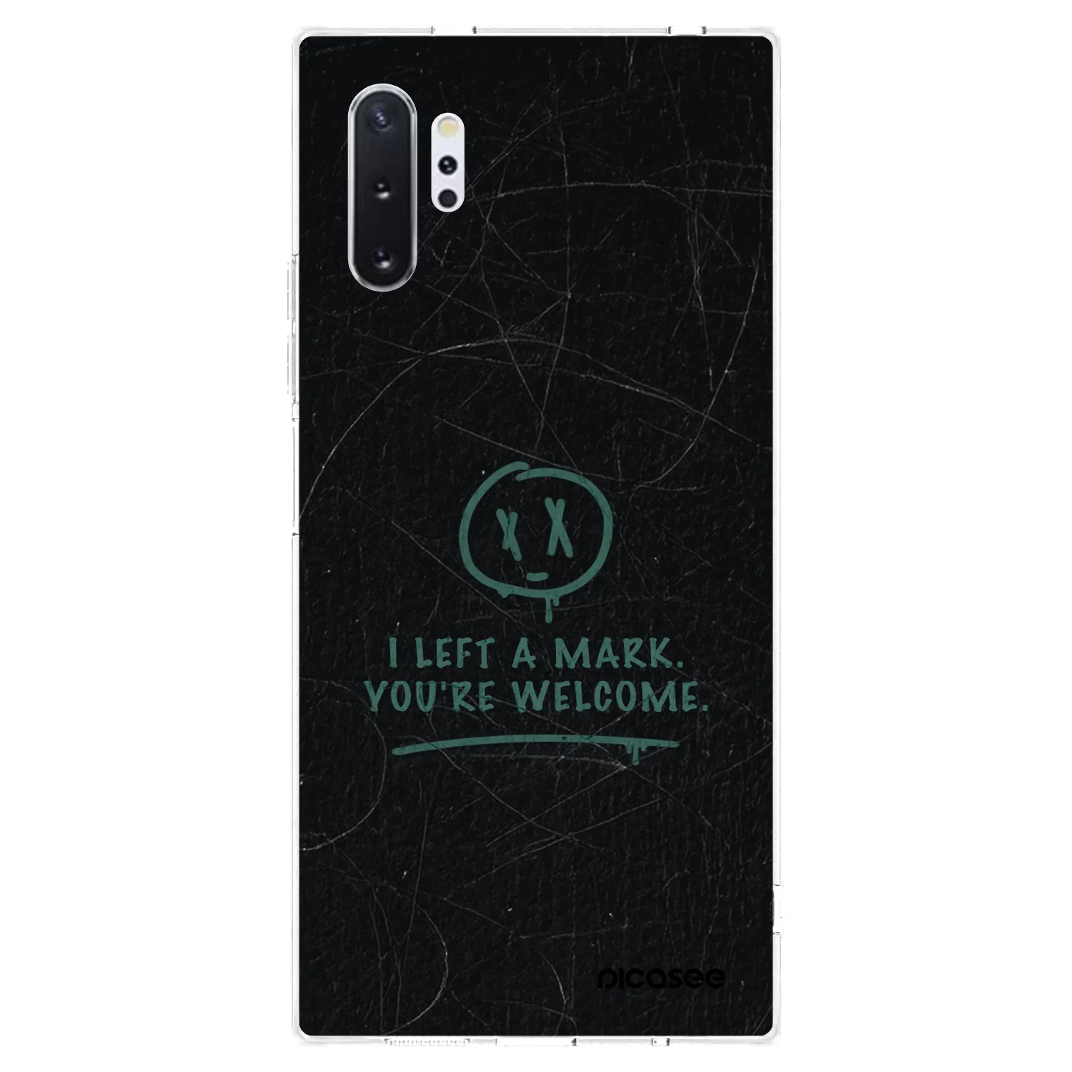 Picasee διαφανής θήκη σιλικόνης Samsung Galaxy Note 10+ N975F - LEFT A MARK