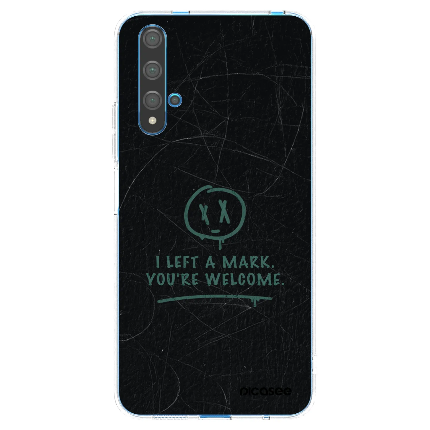 Picasee διαφανής θήκη σιλικόνης Huawei Nova 5T - LEFT A MARK