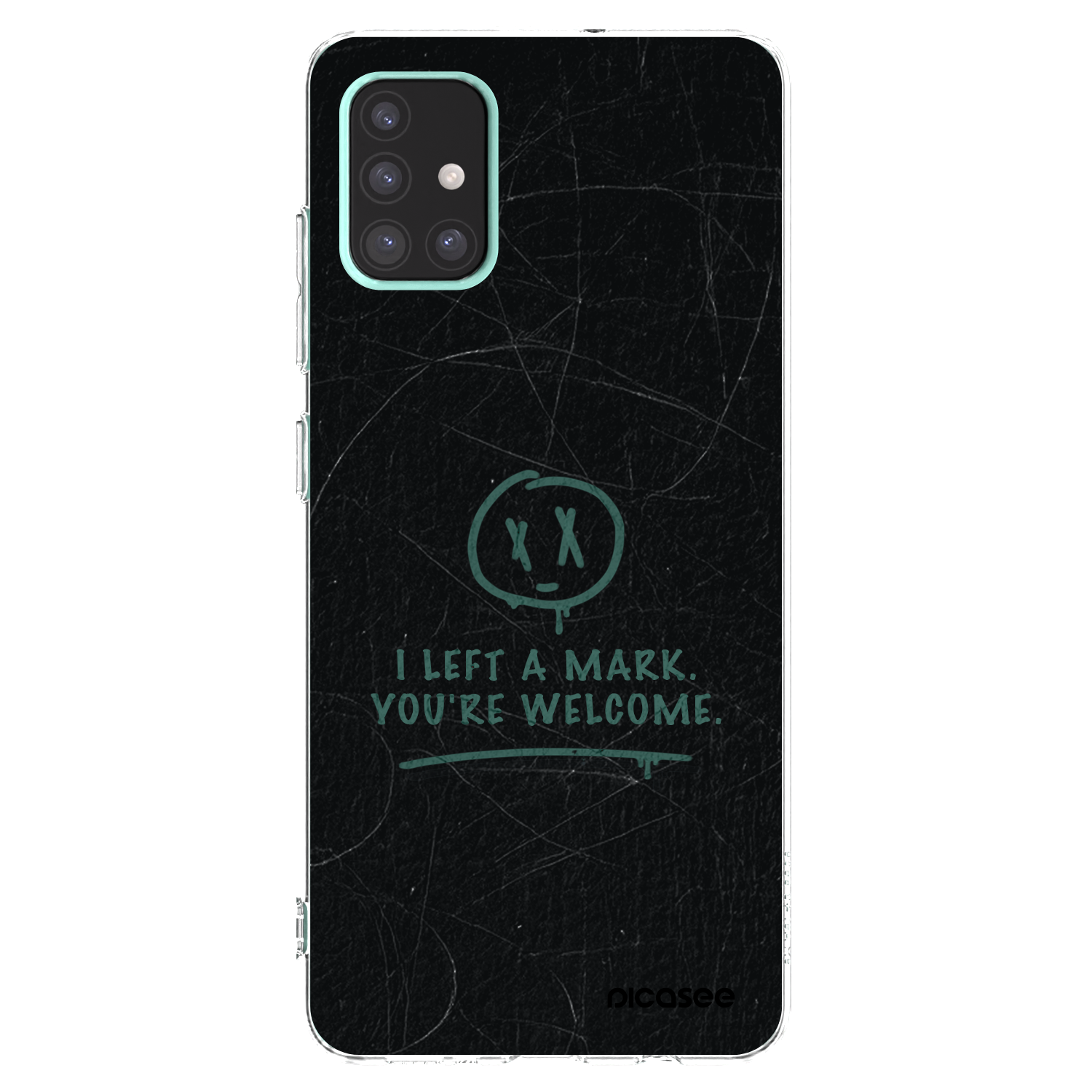 Picasee διαφανής θήκη σιλικόνης Samsung Galaxy A51 A515F - LEFT A MARK