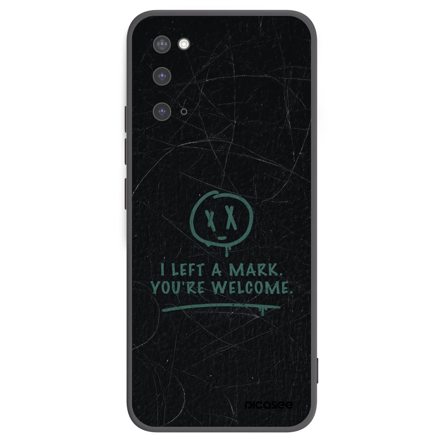 Picasee Μαύρη θήκη σιλικόνης για Samsung Galaxy S20 G980F - LEFT A MARK