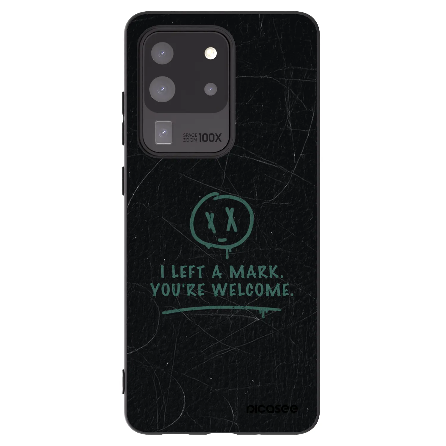 Picasee Μαύρη θήκη σιλικόνης για Samsung Galaxy S20 Ultra 5G G988F - LEFT A MARK