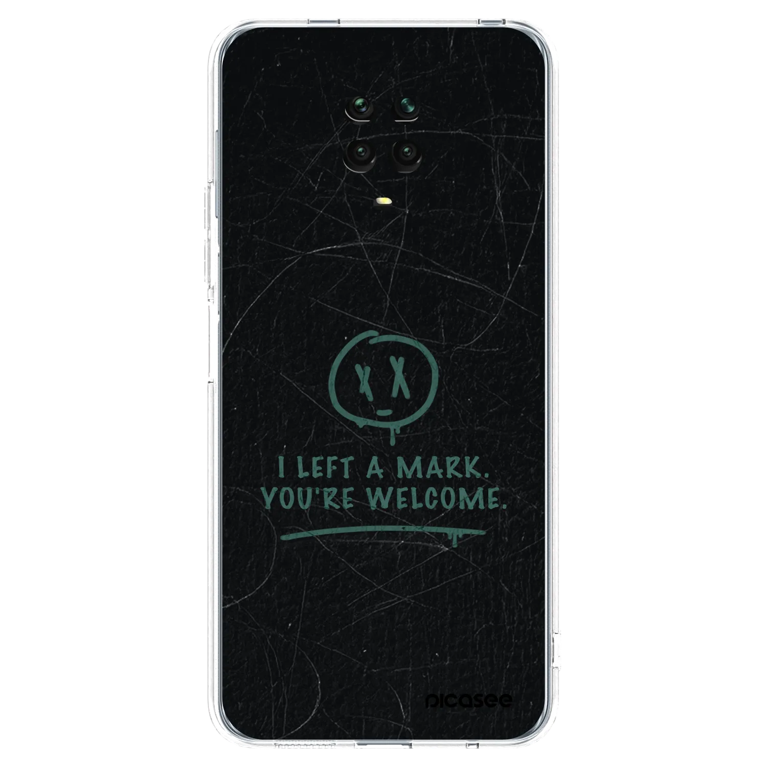 Picasee διαφανής θήκη σιλικόνης Xiaomi Redmi Note 9S - LEFT A MARK