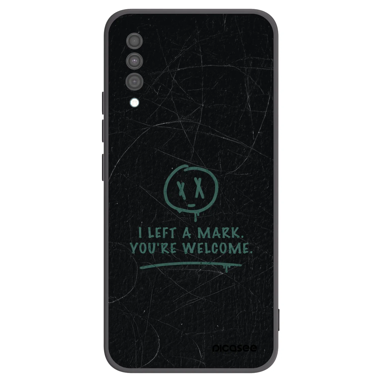 Picasee Μαύρη θήκη σιλικόνης για Samsung Galaxy A30s A307F - LEFT A MARK
