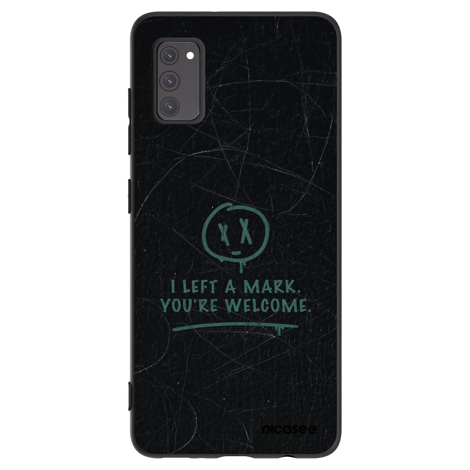 Picasee Μαύρη θήκη σιλικόνης για Samsung Galaxy A41 A415F - LEFT A MARK