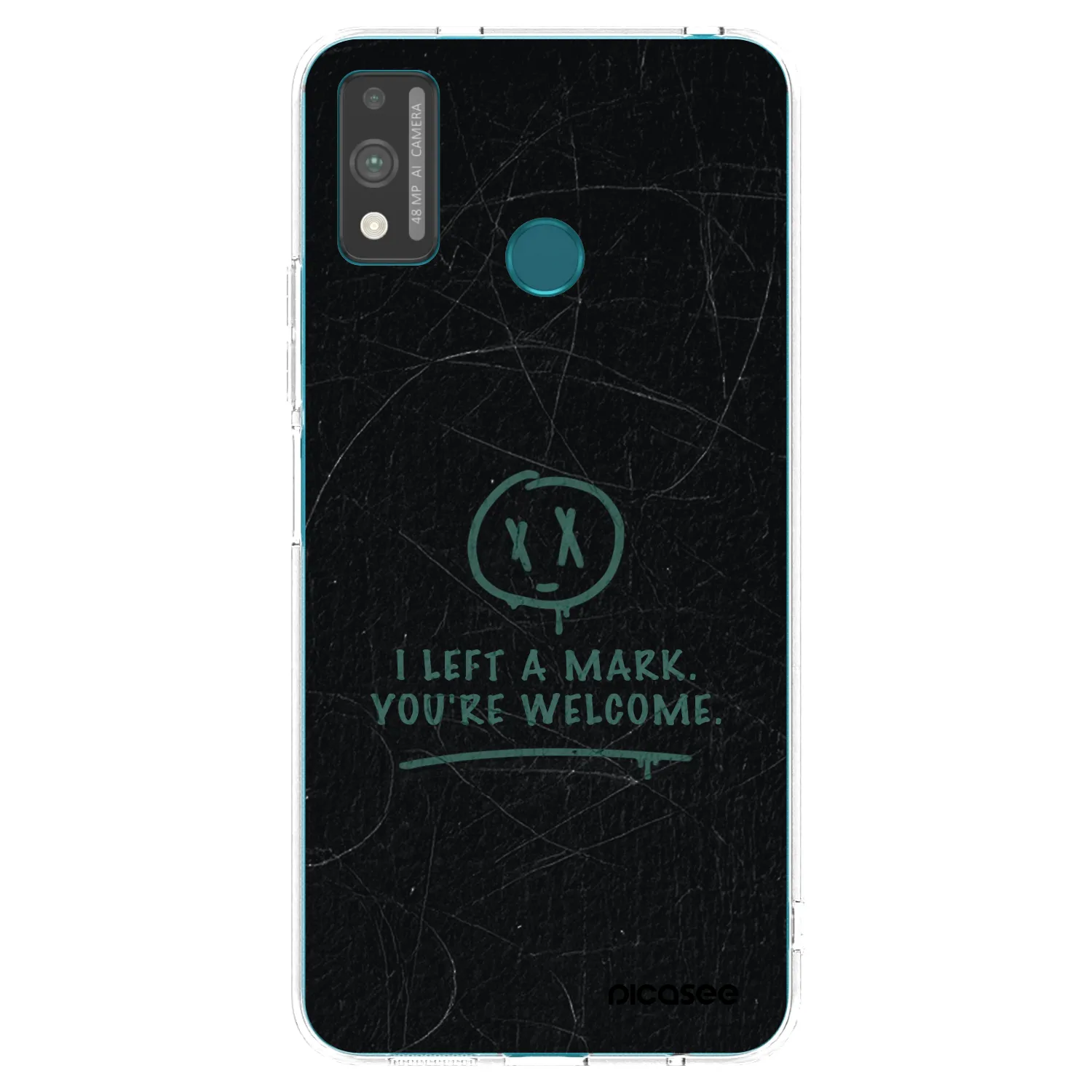 Picasee διαφανής θήκη σιλικόνης Honor 9X Lite - LEFT A MARK