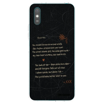 Picasee διαφανής θήκη σιλικόνης Xiaomi Redmi 9A - POET