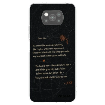 Picasee Μαύρη θήκη σιλικόνης για Xiaomi Poco X3 - POET
