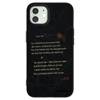 Picasee Μαύρη θήκη σιλικόνης για Apple iPhone 12 - POET