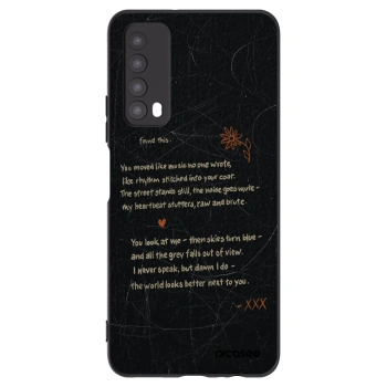 Picasee Μαύρη θήκη σιλικόνης για Huawei P Smart 2021 - POET