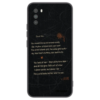 Picasee Μαύρη θήκη σιλικόνης για Xiaomi Poco M3 - POET