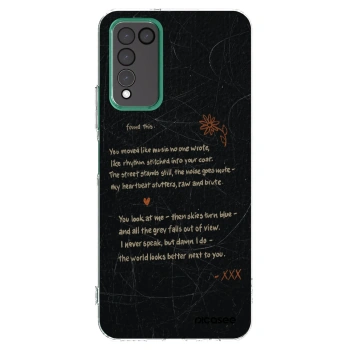 Picasee διαφανής θήκη σιλικόνης Honor 10X Lite - POET