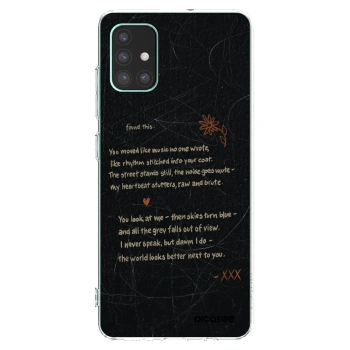 Picasee διαφανής θήκη σιλικόνης Samsung Galaxy M51 M515F - POET