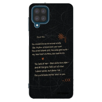 Picasee διαφανής θήκη σιλικόνης Samsung Galaxy A12 A125F - POET