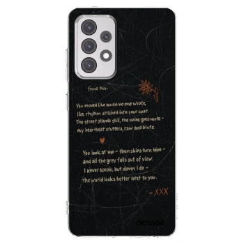 Picasee διαφανής θήκη σιλικόνης Samsung Galaxy A52 5G A525F - POET