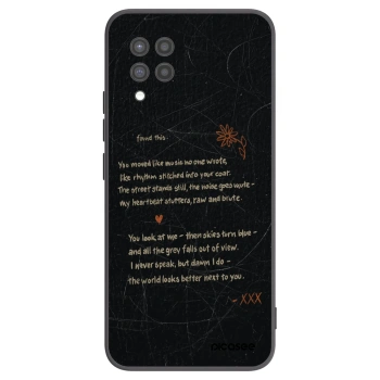 Picasee Μαύρη θήκη σιλικόνης για Samsung Galaxy A42 A426B - POET