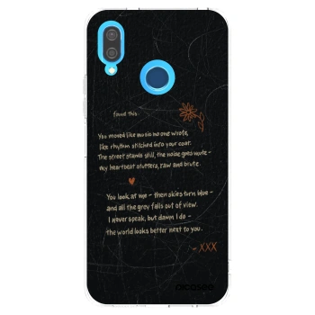 Picasee διαφανής θήκη σιλικόνης Huawei P20 Lite - POET