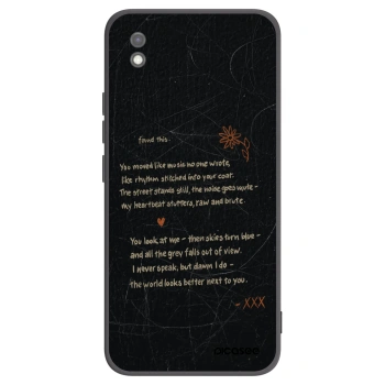 Picasee Μαύρη θήκη σιλικόνης για Xiaomi Redmi 9AT - POET