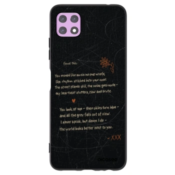 Picasee Μαύρη θήκη σιλικόνης για Samsung Galaxy A22 A226B 5G - POET