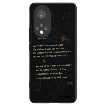 Picasee Μαύρη θήκη σιλικόνης για Honor 50 5G - POET