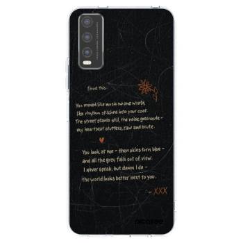 Picasee διαφανής θήκη σιλικόνης Vivo Y20s - POET