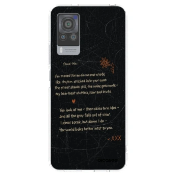 Picasee διαφανής θήκη σιλικόνης Vivo X60 Pro 5G - POET