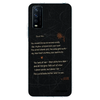 Picasee διαφανής θήκη σιλικόνης Vivo Y11s - POET