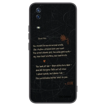 Picasee Μαύρη θήκη σιλικόνης για Vivo Y11s - POET