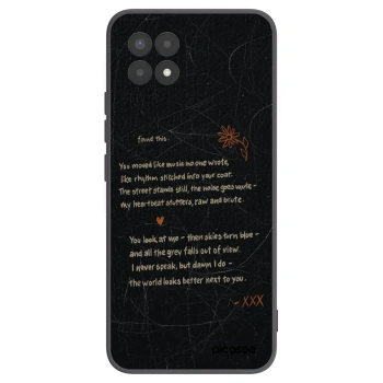 Picasee Μαύρη θήκη σιλικόνης για Realme 8i - POET
