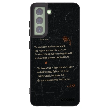 Picasee Μαύρη θήκη σιλικόνης για Samsung Galaxy S21 FE 5G - POET