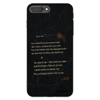 Picasee διαφανής θήκη σιλικόνης Apple iPhone 7 Plus - POET
