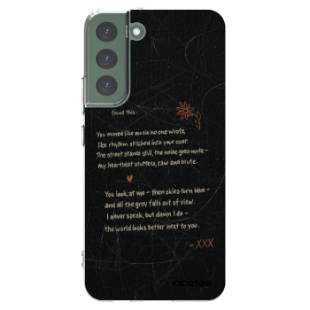 Picasee διαφανής θήκη σιλικόνης Samsung Galaxy S22+ 5G - POET