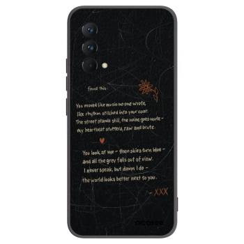 Picasee Μαύρη θήκη σιλικόνης για Realme GT Master Edition 5G - POET