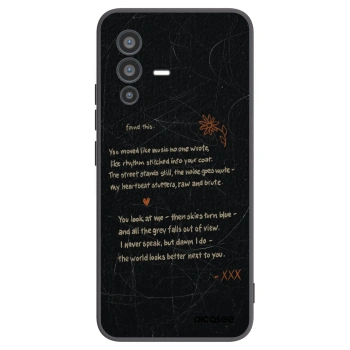 Picasee Μαύρη θήκη σιλικόνης για Vivo V23 5G - POET