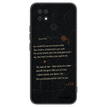 Picasee Μαύρη θήκη σιλικόνης για Xiaomi Redmi 10C - POET