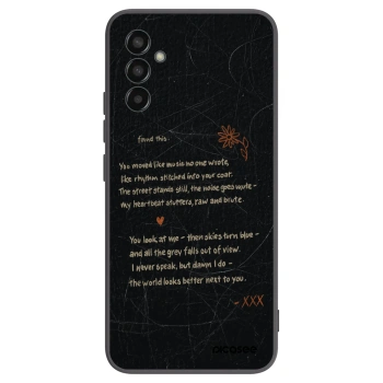 Picasee Μαύρη θήκη σιλικόνης για Samsung Galaxy M13 M135F - POET