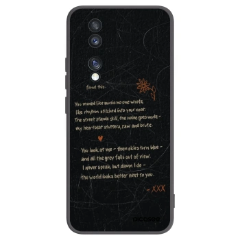 Picasee Μαύρη θήκη σιλικόνης για Honor 70 - POET
