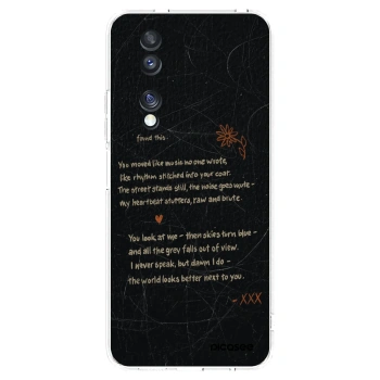 Picasee διαφανής θήκη σιλικόνης Honor 70 - POET