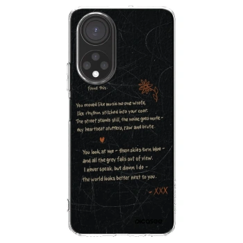Picasee διαφανής θήκη σιλικόνης Honor X7 - POET