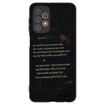 Picasee Μαύρη θήκη σιλικόνης για Samsung Galaxy A23 A236B 5G - POET