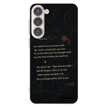 Picasee διαφανής θήκη σιλικόνης Samsung Galaxy S23+ 5G - POET