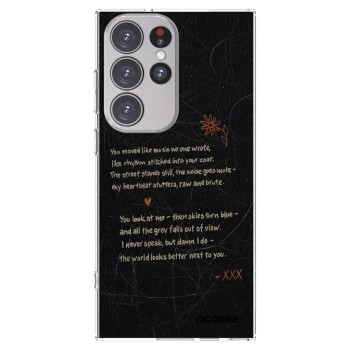 Picasee διαφανής θήκη σιλικόνης Samsung Galaxy S23 Ultra 5G - POET