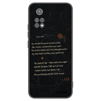 Picasee Μαύρη θήκη σιλικόνης για Xiaomi Redmi Note 11S 5G - POET