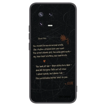 Picasee Μαύρη θήκη σιλικόνης για Xiaomi 13 Pro - POET