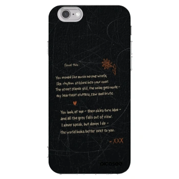Picasee διαφανής θήκη σιλικόνης Apple iPhone 6/6S - POET