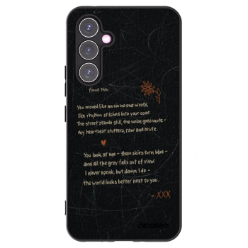 Picasee Μαύρη θήκη σιλικόνης για Samsung Galaxy A54 5G A546B - POET