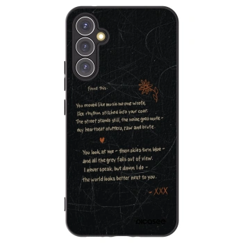Picasee Μαύρη θήκη σιλικόνης για Samsung Galaxy A34 5G A346B - POET